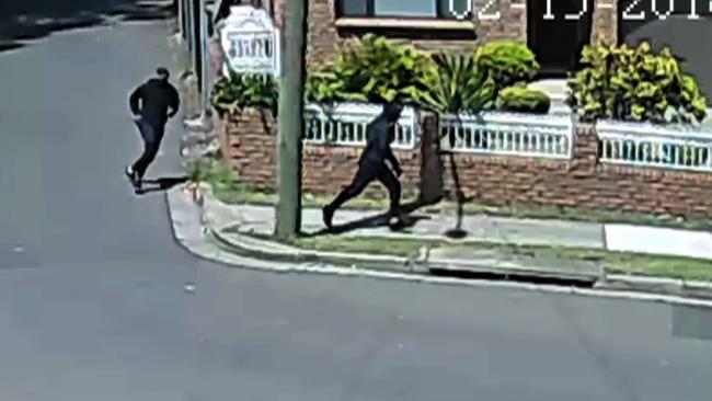 The suspects escape by foot. Picture: NSW Police