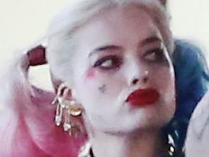 Margot Robbie on set of her new movie 