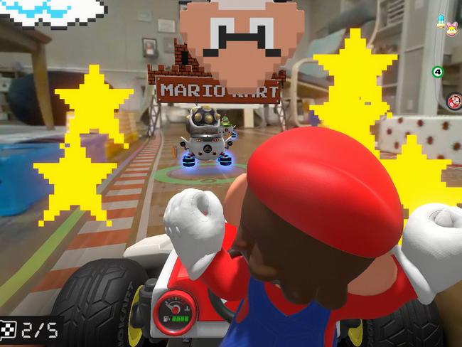 Mario jumps from the TV to your living room in this new Augmented Reality adventure on Nintendo Switch.