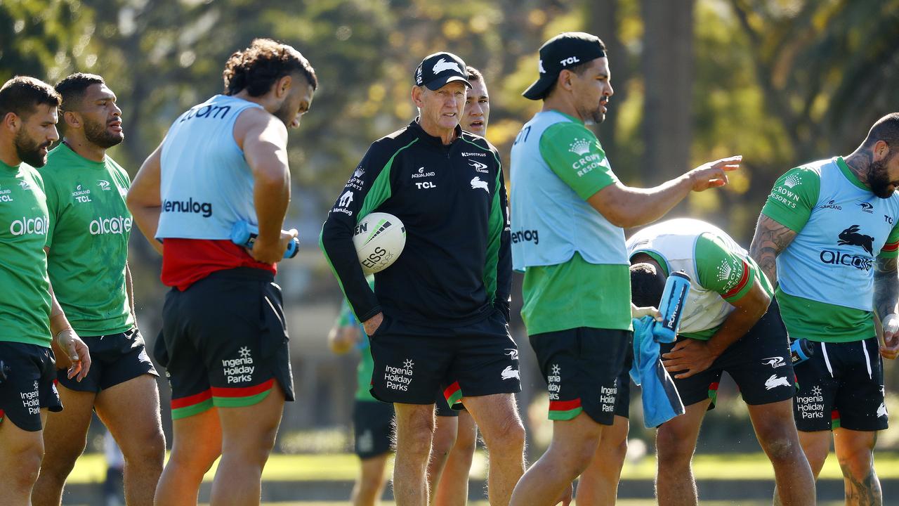 South Sydney NRL training vision. Wayne Bennett pictured. Picture: Sam Ruttyn