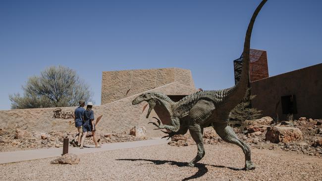 Australian Age of Dinosaurs exhibit at Winton. Photo: Jack Harlem