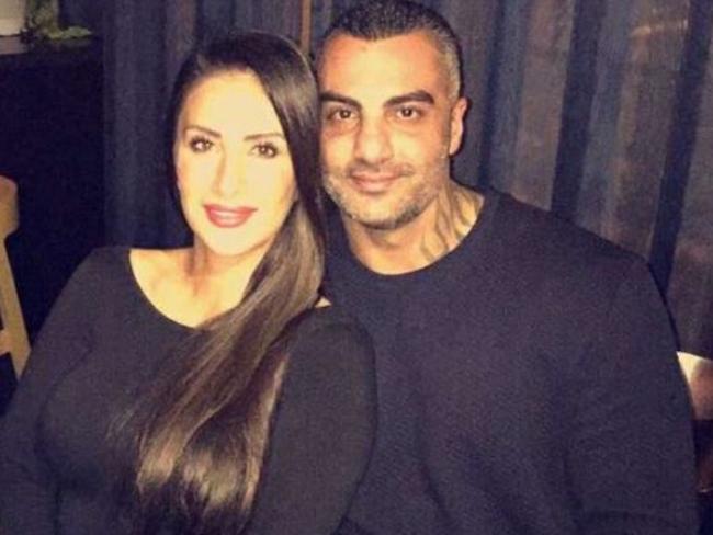 Carolina Gonzalez and husband, Mick Hawi, who was shot dead in Rockdale in Sydney's south on Thursday February, 15, 2018.