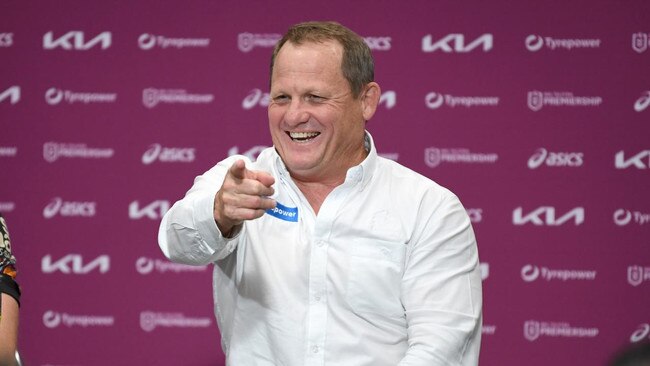 Broncos coach Kevin Walters has surged up the coach rankings, sitting at No.2 as voted by his peers. Picture: NRL Photos