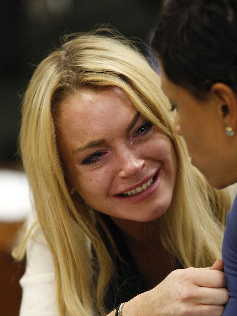 2010: Reacting to sentencing. Picture: AP