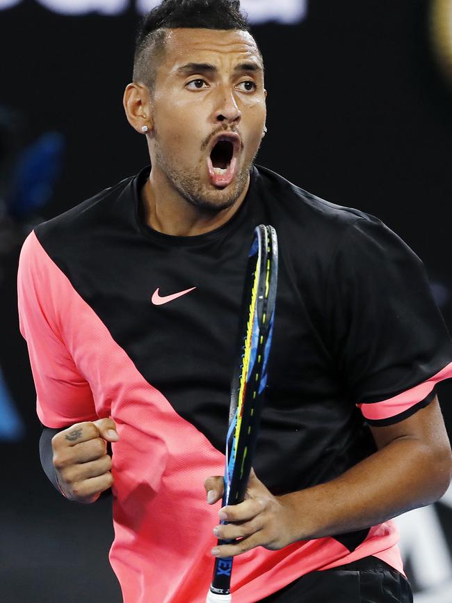 Nick Kyrgios is one of the favourites to win the Australian Open. Picture: Michael Klein