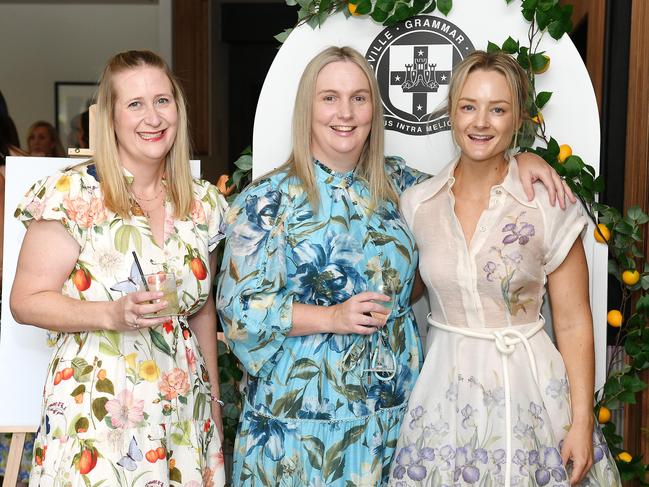 Llian Flynn, Jane Churchill, and Melissa Brookfield. Picture: Shae Beplate.