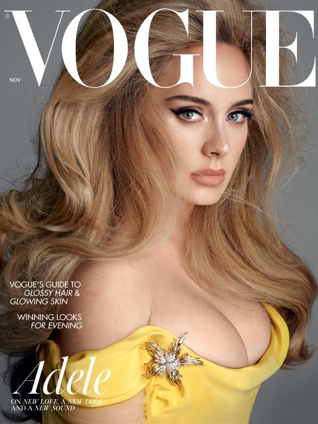 Adele’s British Vogue cover. Picture: Vogue