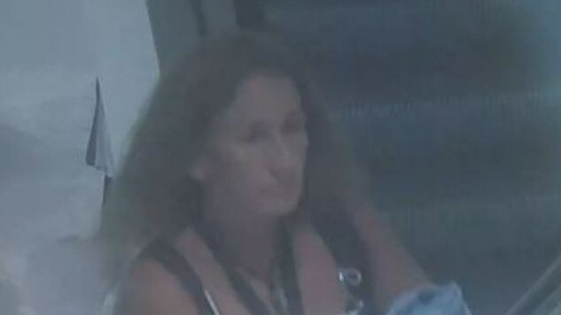 Police want to speak to this woman about the theft of two Guess bags from a department store at Broadbeach. Picture: Queensland Police Service