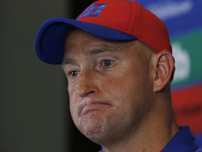 Nathan Brown had been told that his position would be reviewed at the end of the season. Picture: AAP Image/Darren Pateman