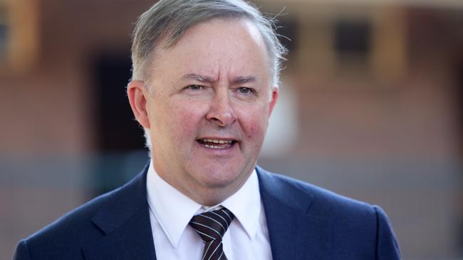 Anthony Albanese was at Marrickville Public School to announce the school has won a competition for a new playground, which will be designed and built in a neglected part of the school yard.