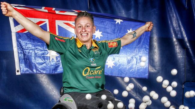 Daniela Di Toro will co-captain the Australian Paralympic team. Picture: Colleen Petch