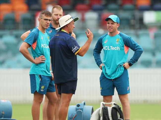 Marcus Harris (R) appears to be in a two-horse race with Cam Green to replace David Warner. Picture: Mark Metcalfe/Getty Images