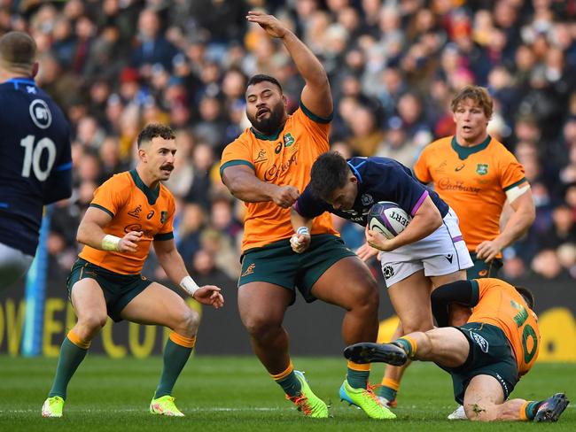 The Wallabies are hoping to line up a Test against Scotland. Picture: Andy Buchanan/AFP