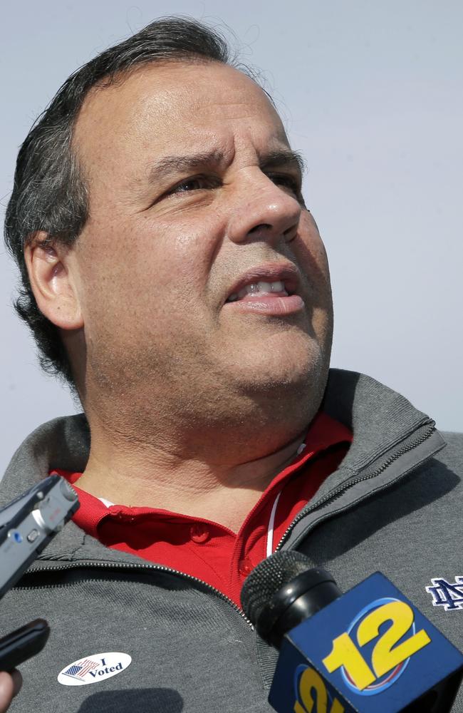New Jersey Governor Chris Christie is a strong force in the Republican campaign. Picture: Mel Evans.
