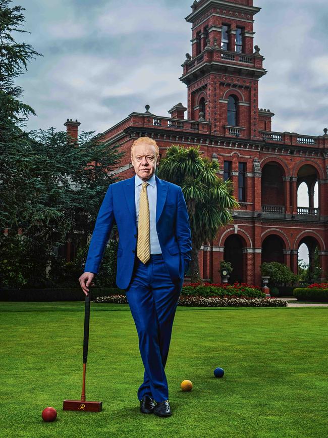 Anthony Pratt at the family estate, Raheen, in Melbourne’s Kew. Picture: Nic Walker.