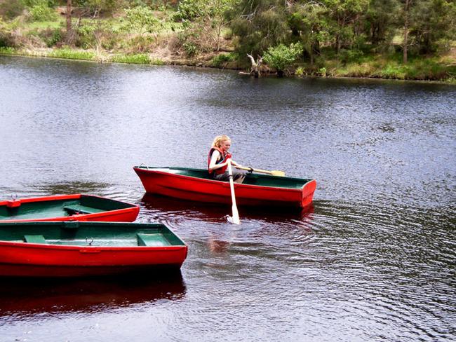 Row Boats in Lane Cove National Park.