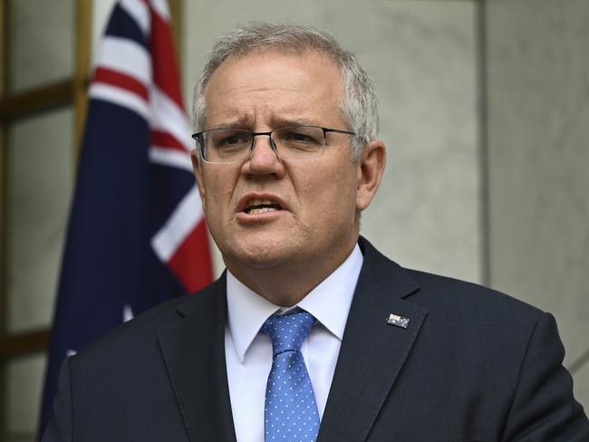 National Cabinet has reached a “new deal" to guide Australia out of the Covid-19 pandemic, Prime Minister Scott Morrison has said. Picture: NCA NewsWire / Martin Ollman