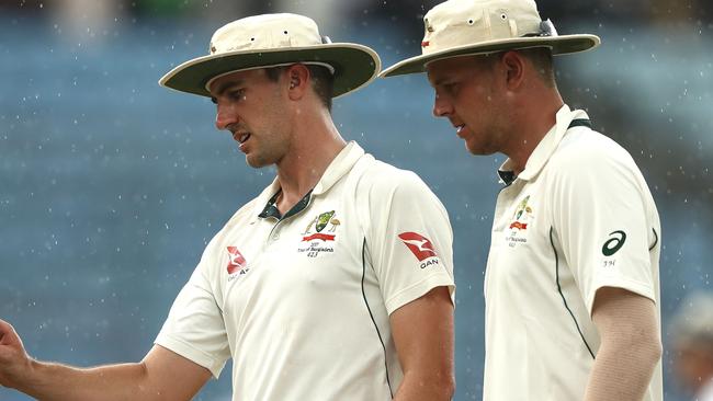 Pace duo Pat Cummins and Josh Hazlewood have been ruled out of the Test series against Pakistan. (Photo by Robert Cianflone/Getty Images)