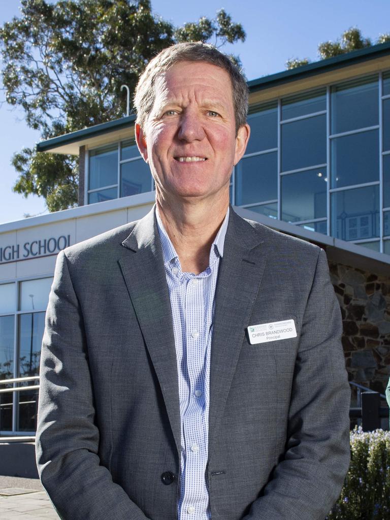 Blackwood High School principal Chris Brandwood. Picture: Mark Brake