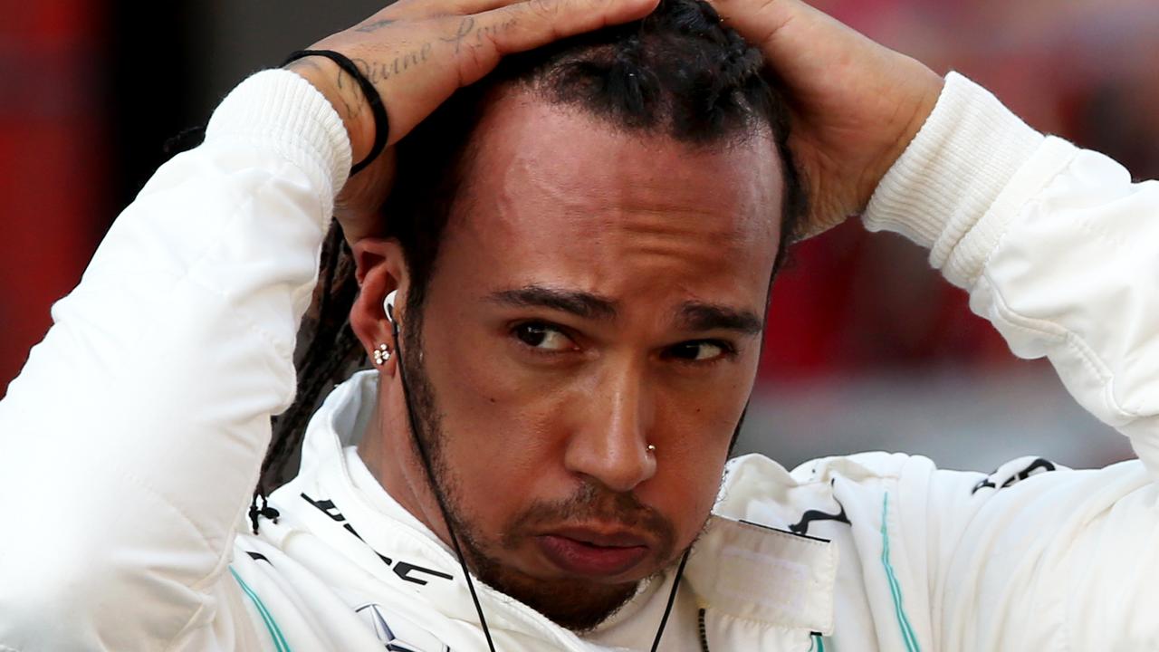 Lewis Hamilton managed to split the Ferrari’s during qualifying.