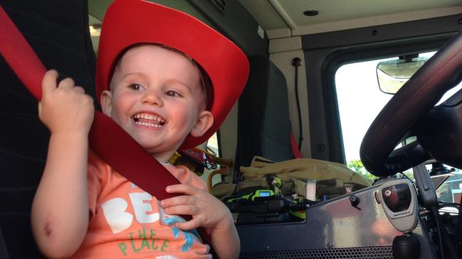 Police inspected old graves in the Kendall cemetery in the search for missing child William Tyrrell, after receiving “third-hand information” about a stranger shifting headstones. Picture: NSW Police