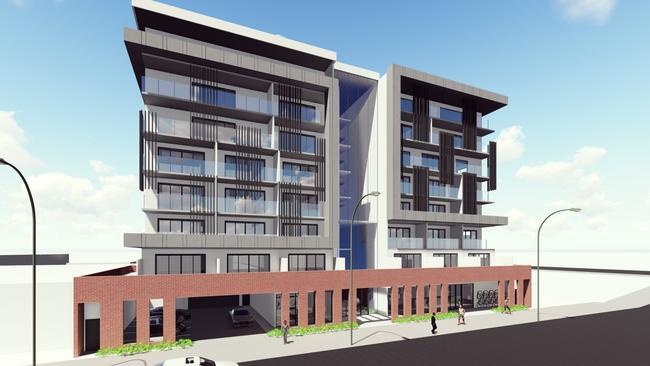 An artist’s impression of the Windamere Apartments in Thebarton.