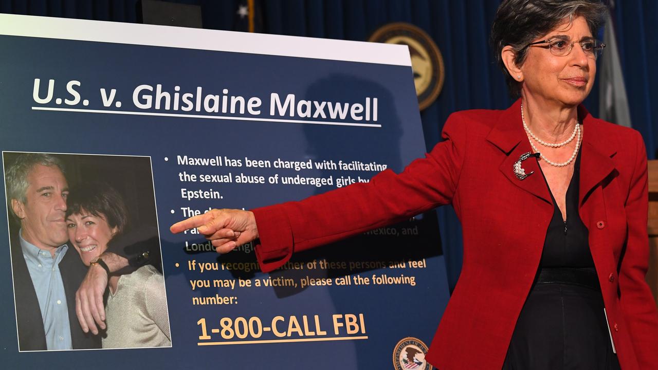 Acting US Attorney for the Southern District of New York, Audrey Strauss announced charges against Ghislaine Maxwell on Thursday. Picture: Johannes Eisele/AFP