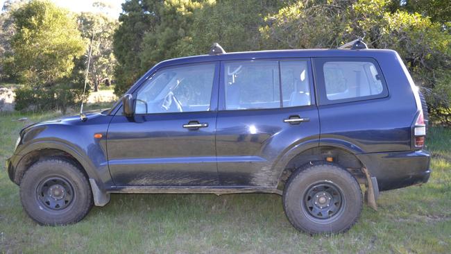 Police were looking for Ms Ridley’s Pajero.