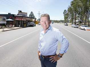 Wayne Wendt wants to drop the speed limit from 60km to 50km/hr on the Brisbane Valley Highway at Fernvale after residents complaining. . Picture: Sarah Harvey