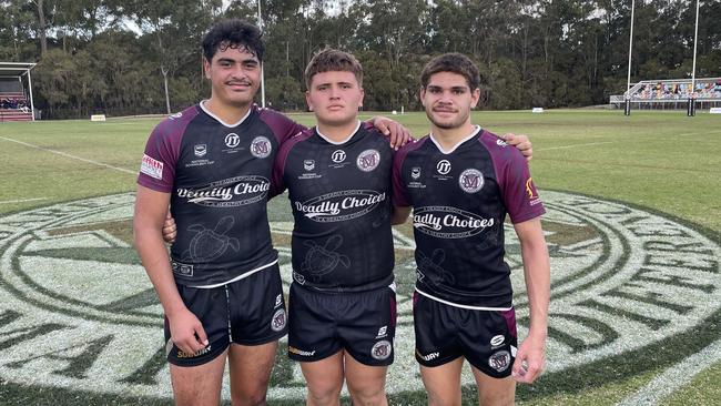 Grayson Wharakura, Haki Kennedy and Tippessa Lee of Marsden SHS had fine seasons.