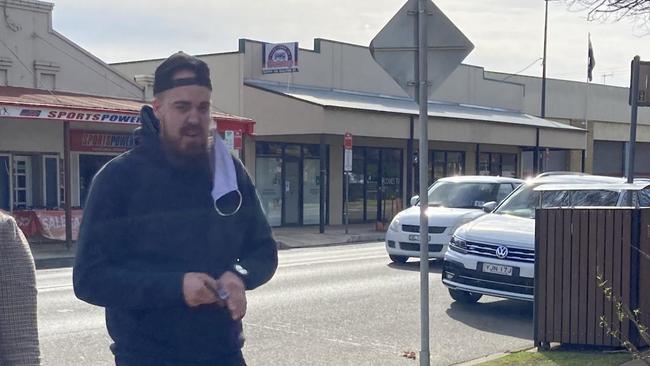 Ronnie Achurch outside Picton court at an earlier court appearance last year. Picture: Adelaide Lang