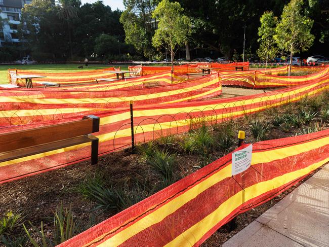 North Rosebery Park in Rosebery is being tested for asbestos. Picture: David Swift