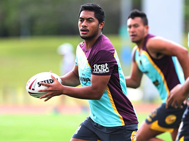 Anthony Milford during pre-season training.