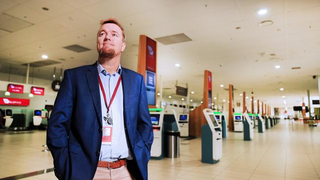 Queensland Airports CEO Chris Mills. Picture: Scott Powick.