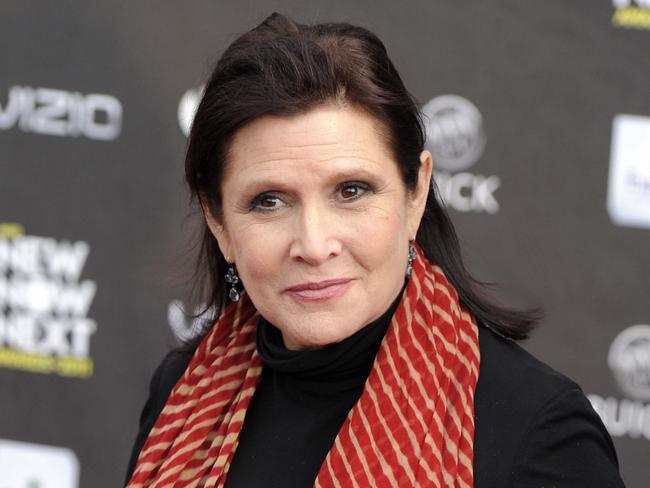 Carrie Fisher in 2011. Picture: AP