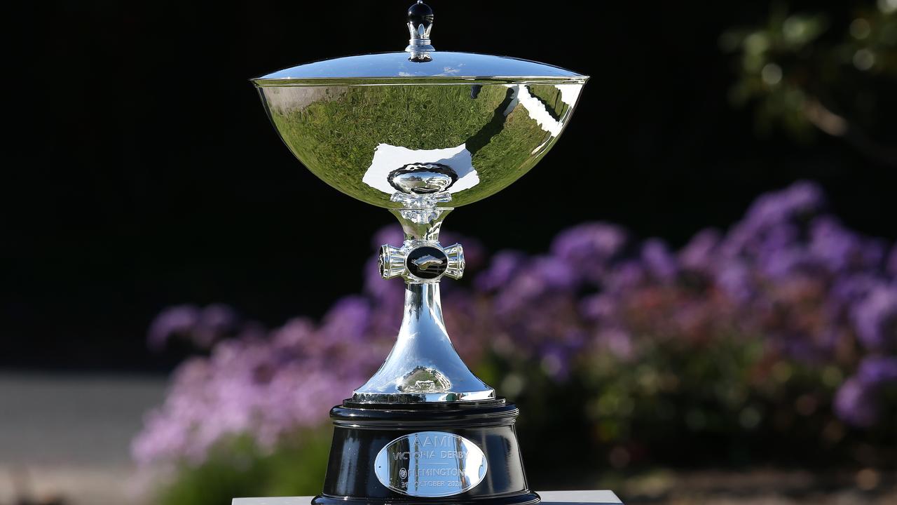 The VRC Derby trophy.