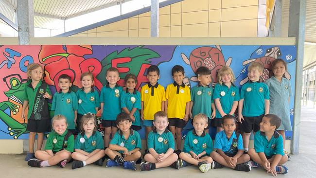 My First Year: Mareeba State School, Prep G. From back Row: Zekiel, Braxton, Annabelle, Jaxon, Kalynda, Antonio, Mateo, Jack, Olive, Kieran &amp; Stormi.Front Row: Phoebe, Abigail, Leo, Sonny, Waruu, Zechlan &amp; David-Jai.