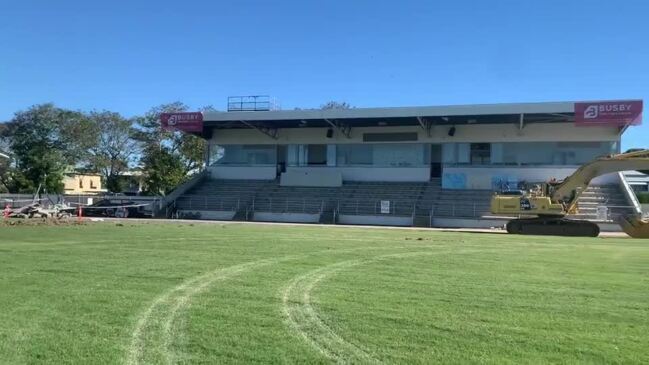 Demolition begins at Browne Park in Rockhampton