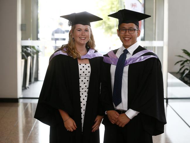UTAS (University of Tasmania) held it's graduation ceremony at Hotel Grand Chancellor this afternoon. Picture: MATT THOMPSON