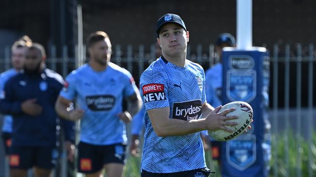 Mitchell Moses has slotted into life in Blue. Picture: NSWRL Digital