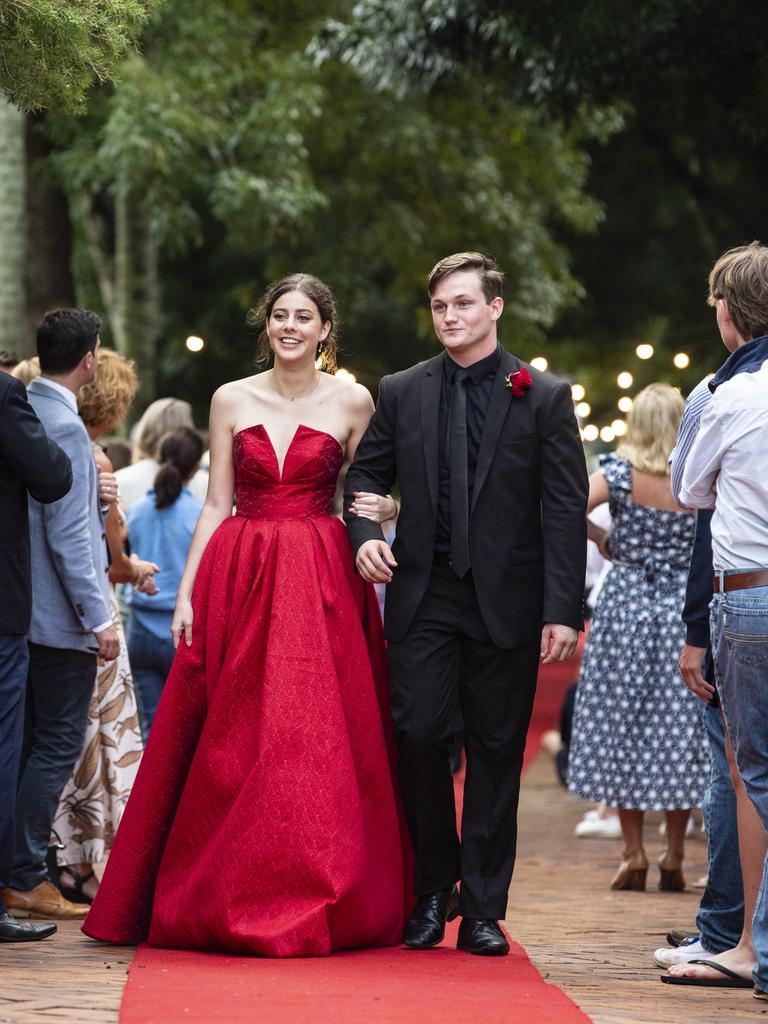 Isabelle Watts and Will Anderson at Fairholme College formal, Wednesday, March 29, 2023. Picture: Kevin Farmer