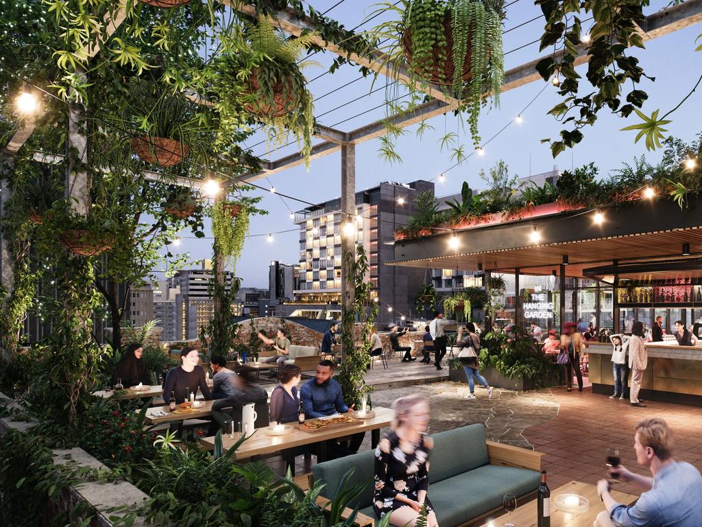 Designs for stage one of the upcoming In The Hanging Garden precinct. Photo: Supplied