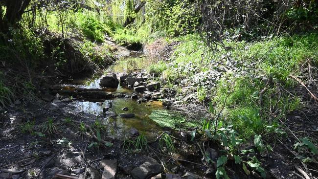 A Nairne creek was left in an “absolute mess”, a court has heard. Picture: Lydia Kellner