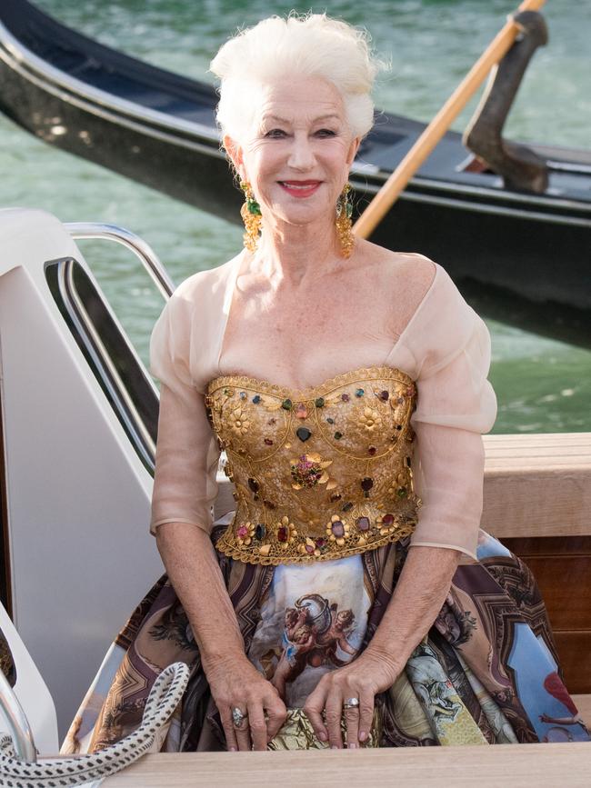 As was Dame Helen Mirren. Picture: Jacopo Raule/Getty Images