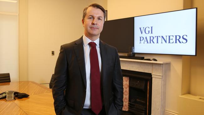 Rob Luciano, fund manager at VGI Partners, at its offices in Sydney. Picture: Britta Campion / The Australian