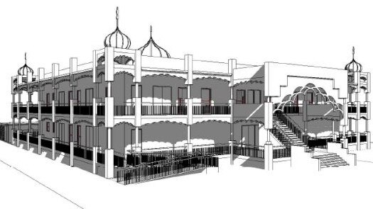 An artist’s impression of the Sikh Gurudwara proposed for Lemke Rd, Taigum. Source: pdonline