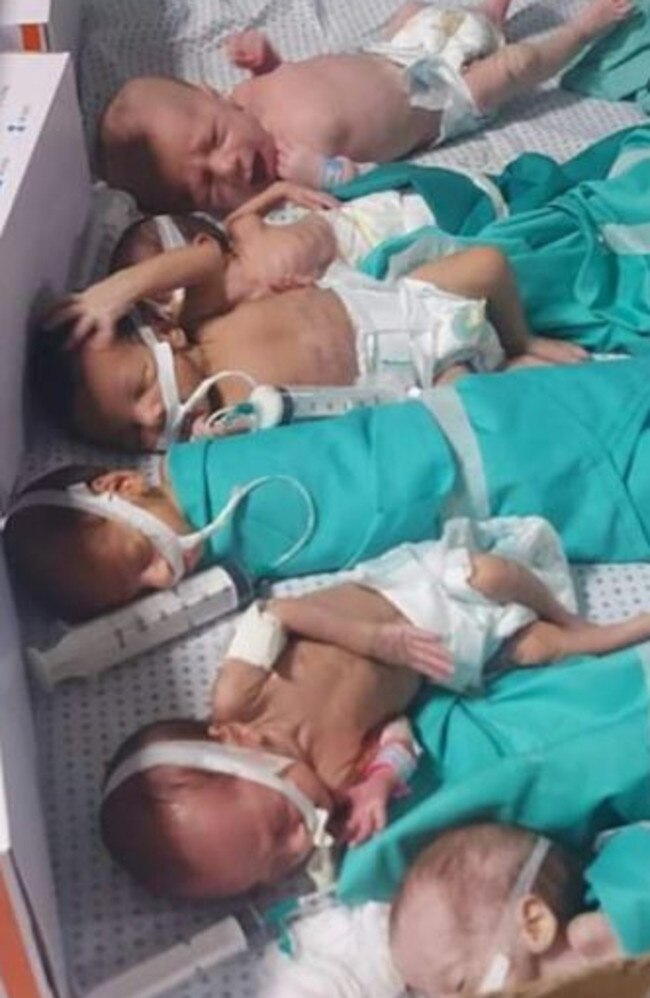 Medical staff at Al-Shifa hospital say they are doing everything they can to keep the babies alive. Picture: BBC