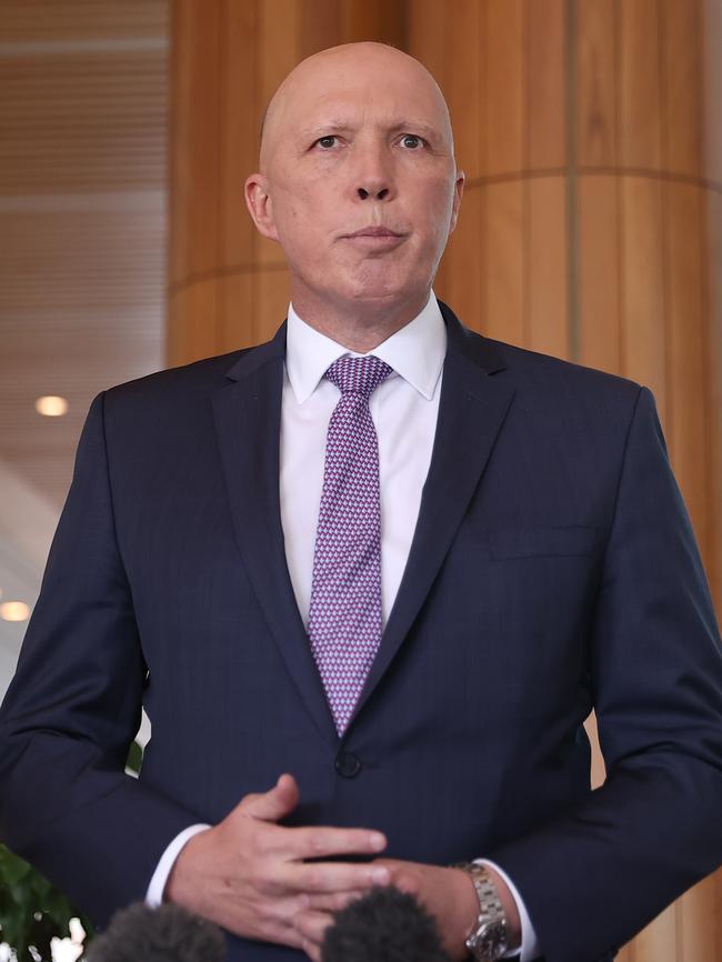 Defence Minister Peter Dutton.