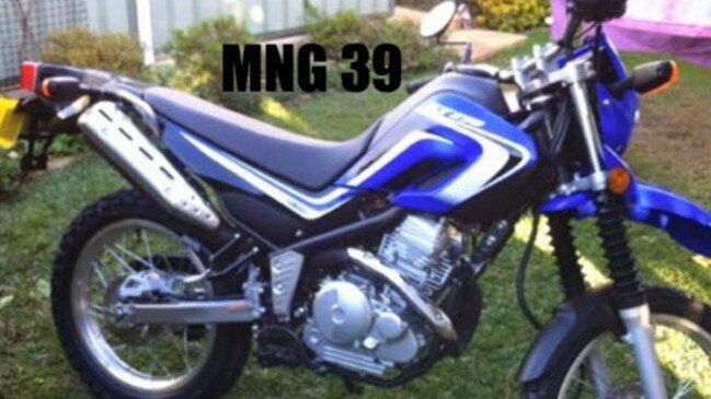 Dylan Dickie’s abandoned motorcycle was located on July 3 at Watagans National Park, south of Cessnock.