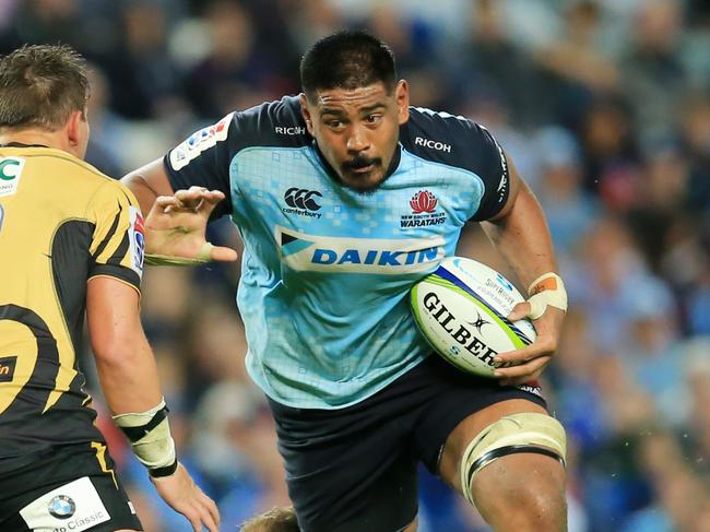 Will Skelton of the Waratahs during the NSW Waratahs v Western Force round 1 Super Rugby match at Allianz Stadium, Sydney. pic Mark Evans